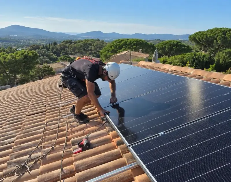 Installateur panneaux solaires Caissargues — pose photovoltaïque sur toiture