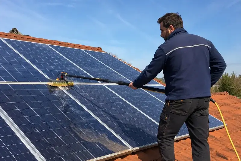 Nettoyage et entretien de panneaux solaires à Caissargues